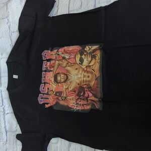 Usher Graphic T-Shirt with Bold Design